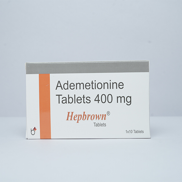 Hepbrown Tablet - Ademetionine 400mg for Liver Health Support